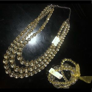 NWT SET: Necklace and Bracelets